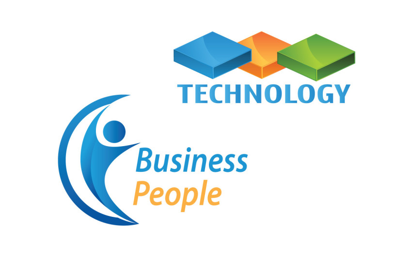 Technology people logo