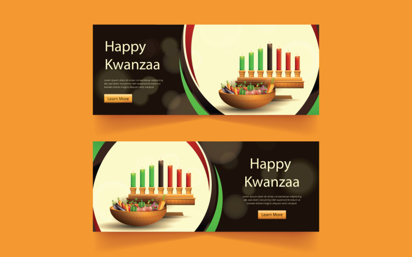 Happy Kwanzaa banner design