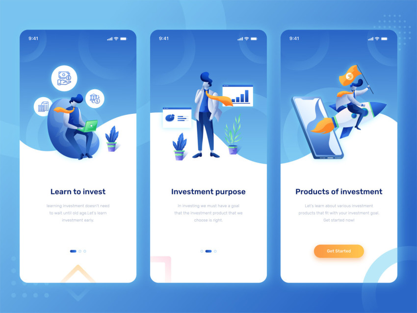 onboarding Investment App